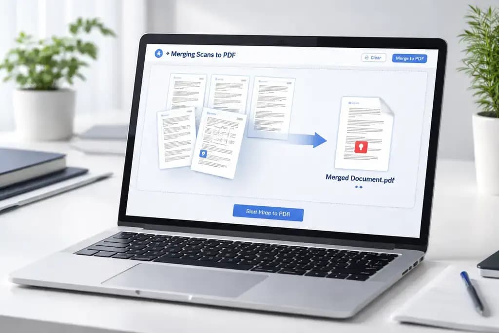 How to Merge Scanned Document Photos Into a Single PDF