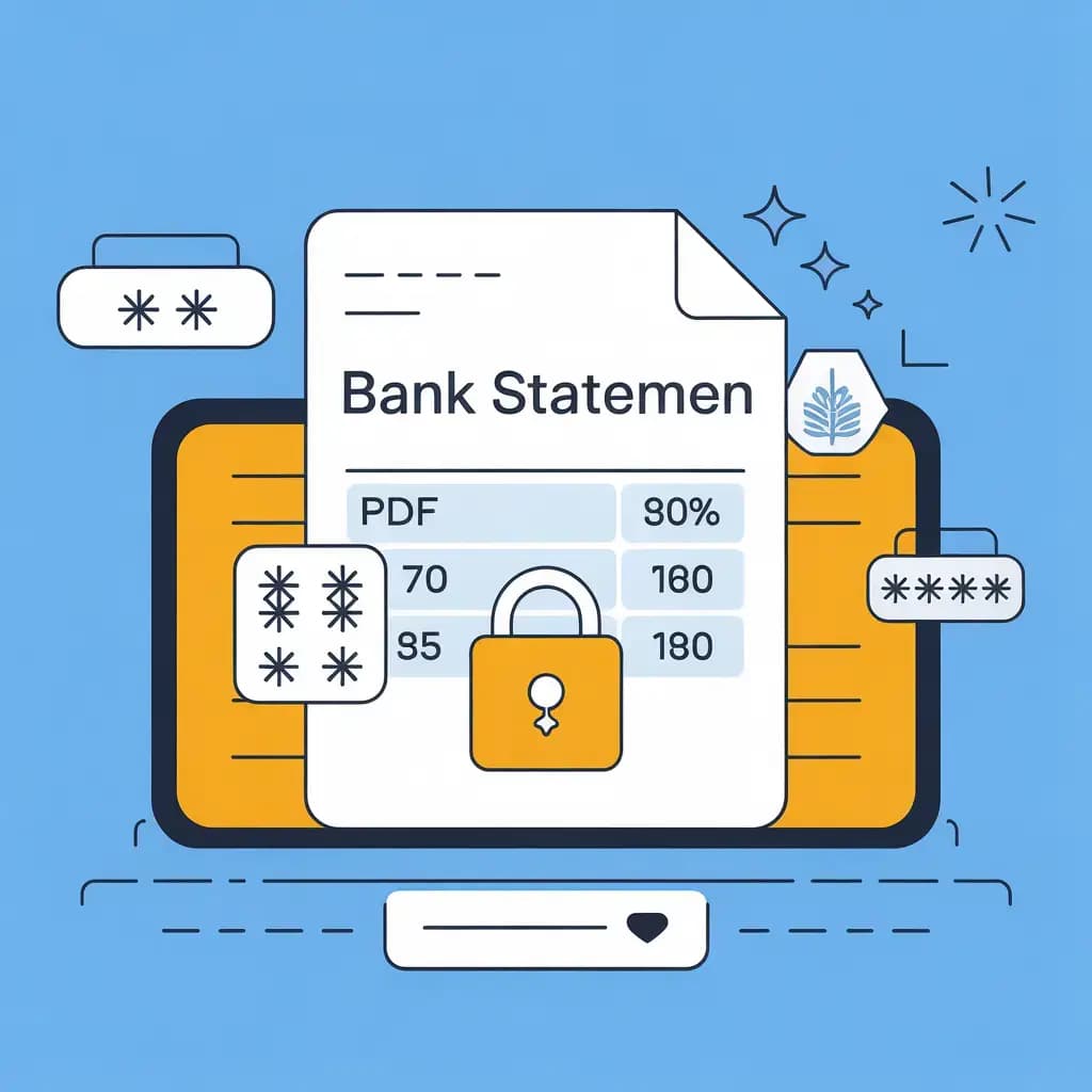 How to Password Protect PDF Bank Statement for Email