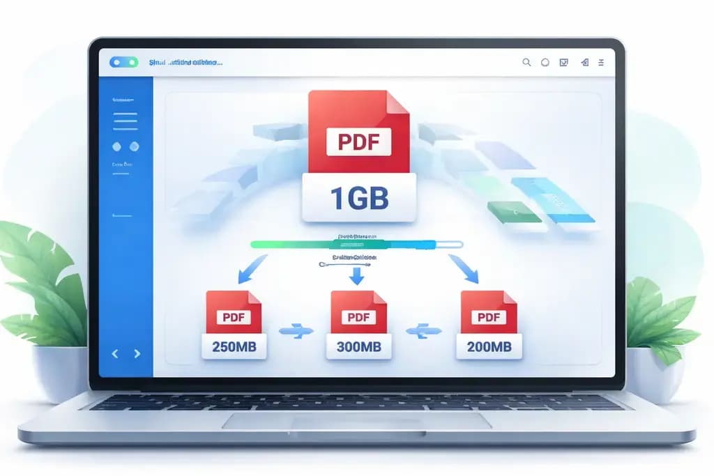 How to Split a Massive 1GB PDF File in Your Browser